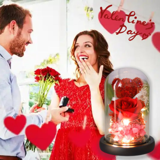 Eternal Rose Teddy Bear Gift Box – A Timeless Valentine’s Surprise